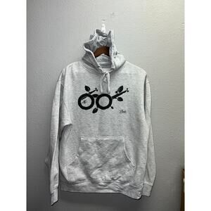 Y2K Plant People Looking At A Newer Today Gray Hoodie Jacket 2000s Medium